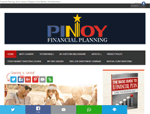 Tablet Screenshot of pinoyfinancialplanning.com